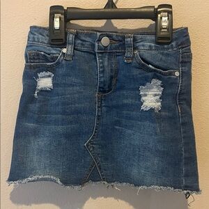 Girls Joe’s Denim Distressed Mini Skirt Size 5